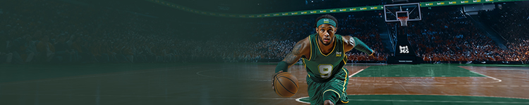 Man holding a basketball 